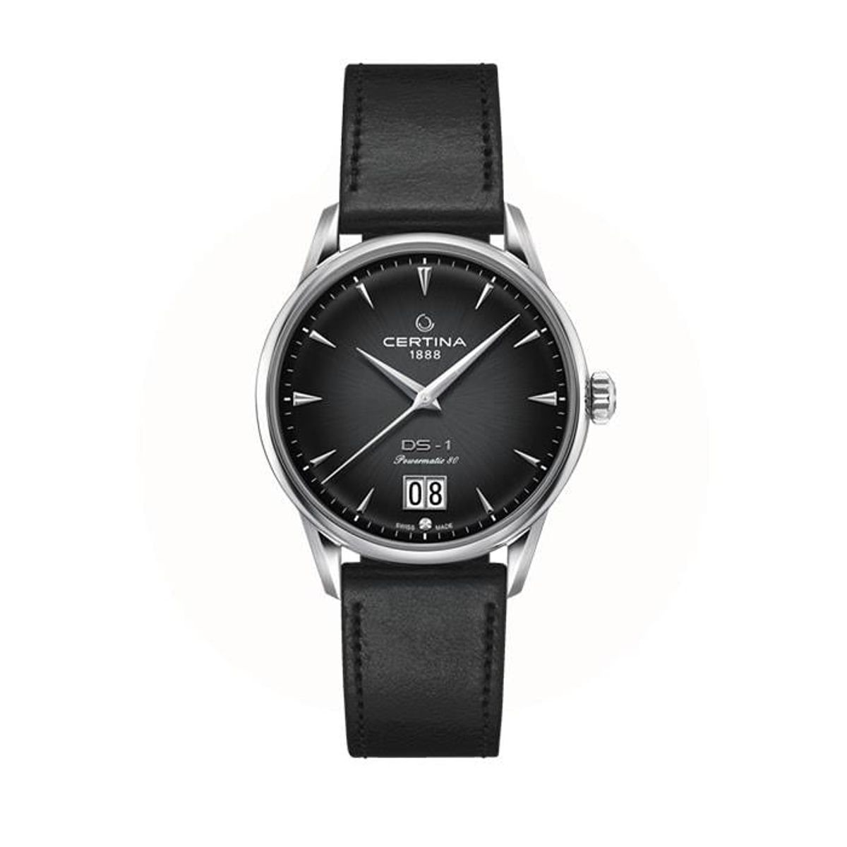 Certina - DS-1 Big Date Herreur stål C0294261605100