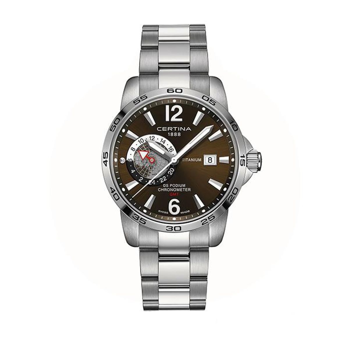 Certina - DS Podium GMT COSC Herreur titanium C0344554408700