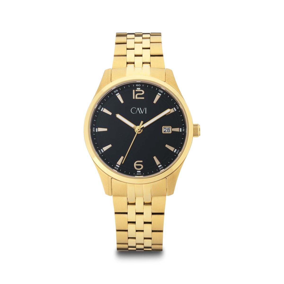 CAVI Watches - Luna Black ur guld IPG 36 mm