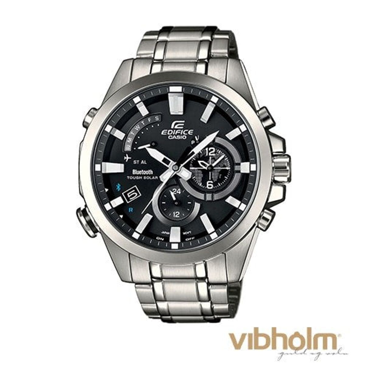 Casio - Edifice Bluetooth Herreur stål EQB-510D-1AE