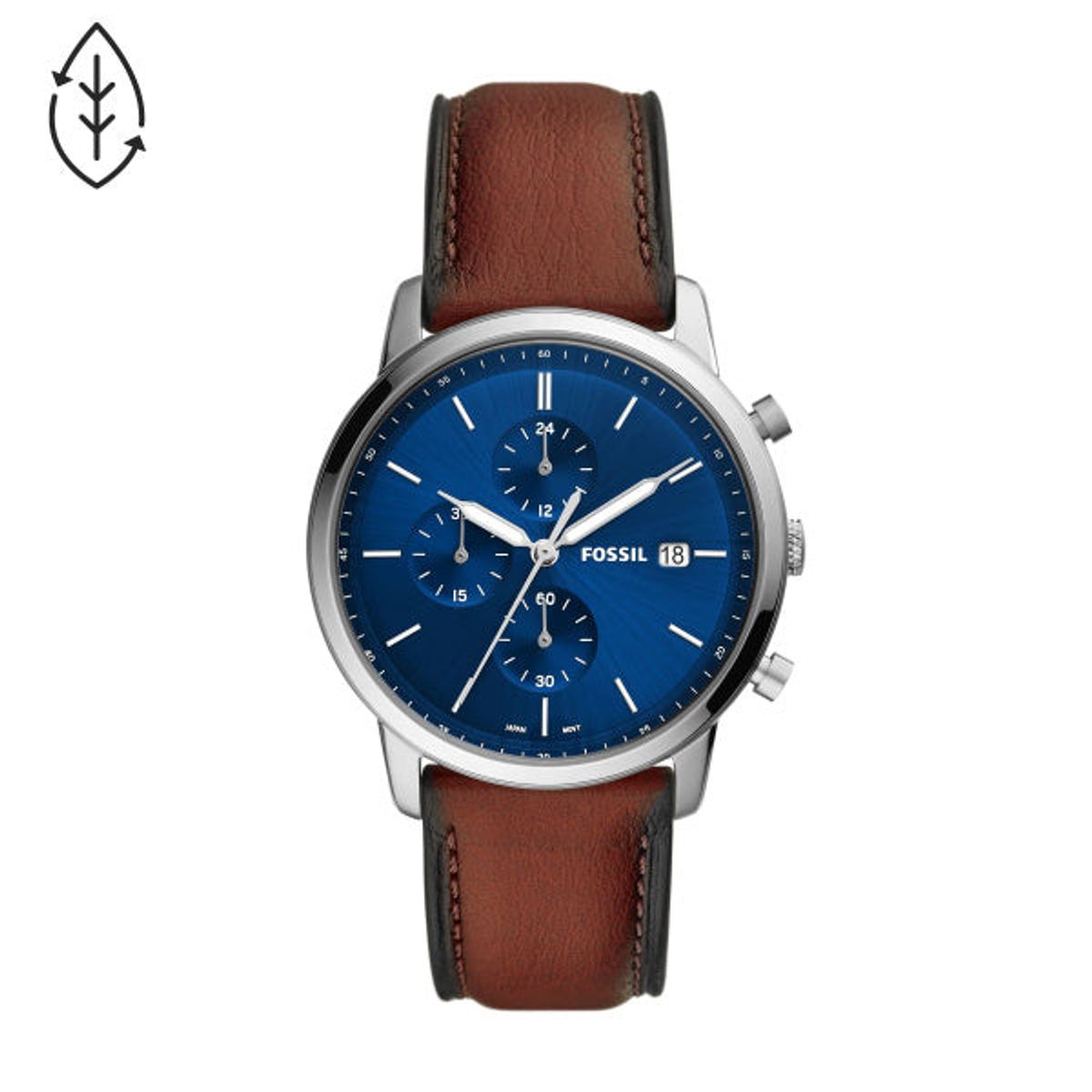 FOSSIL - Minimalist Chrono herreur Rustfrit stål