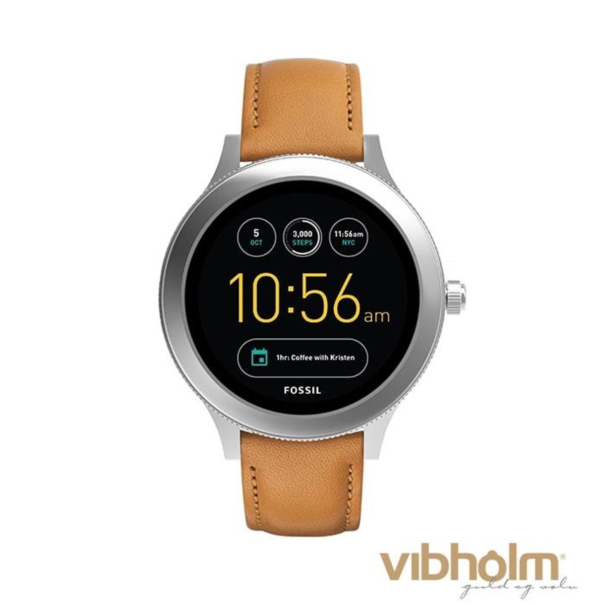 FOSSIL - Q Venture Smartwatch Dame stål FTW6007