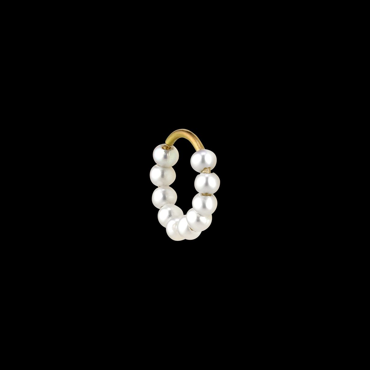 Jane Kønig - Pearl Twist ørering GULD-H21PT