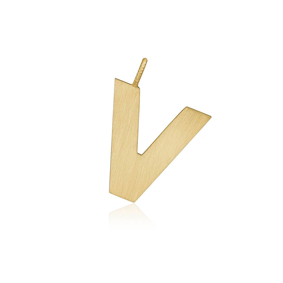 Dulong Fine Jewelry - Letter vedhæng, V 18 karat guld