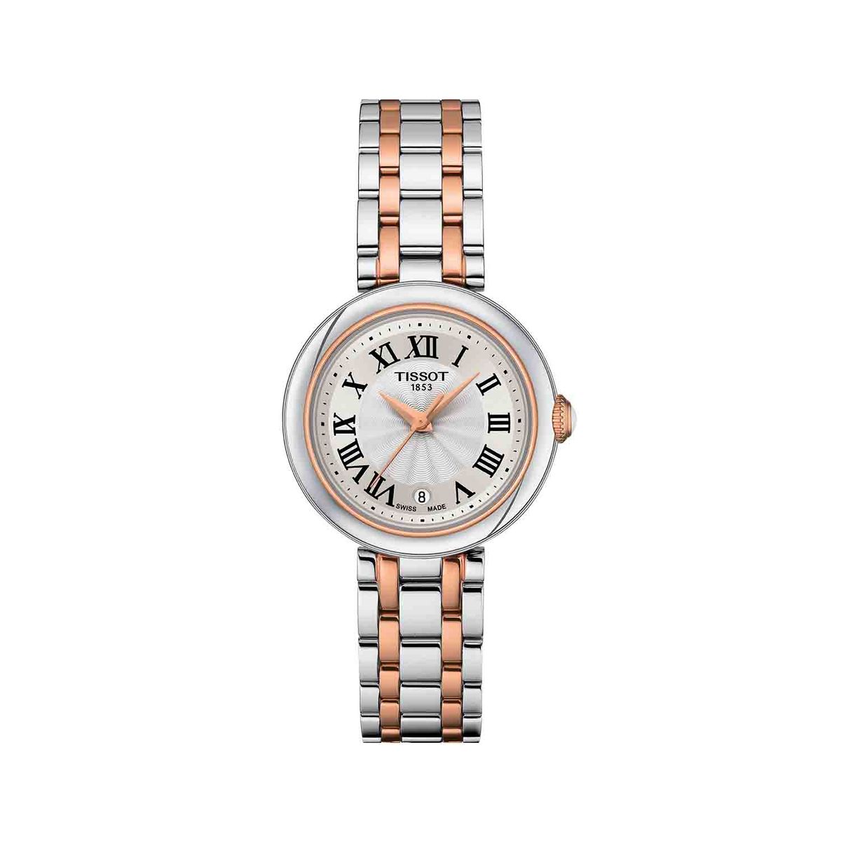 Tissot - Bellissima Small Lady rosa bicolor, 26mm T1260102201301 Rustfrit stål