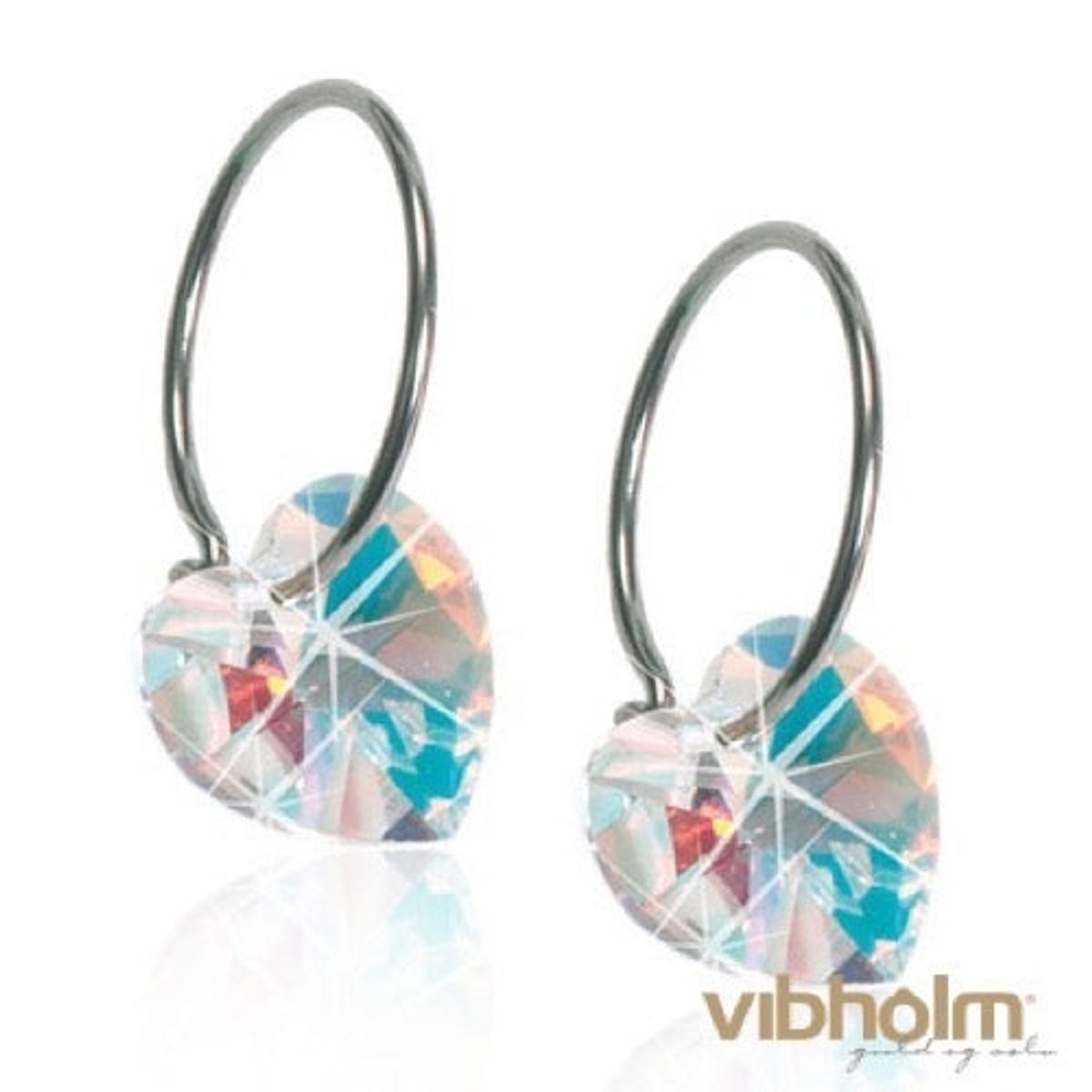 Blomdahl Heart Rainbow ørering 15-1255-02