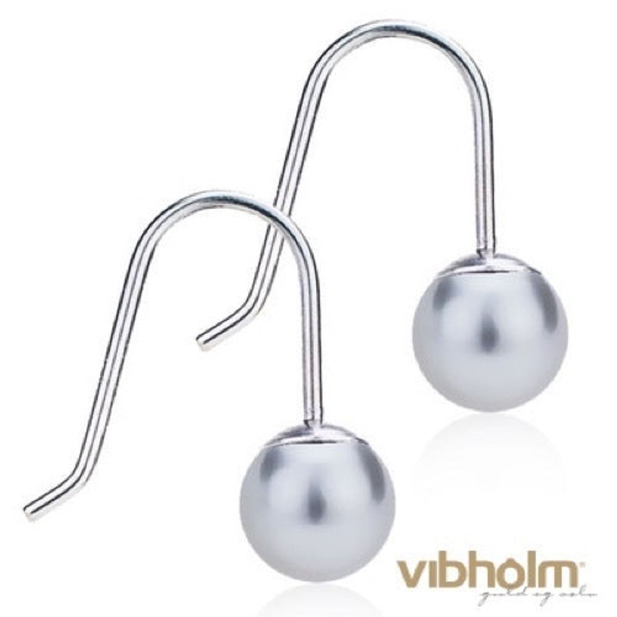 Blomdahl Mini Pendant Pearl Light Grey ørehænger 15-1280-60