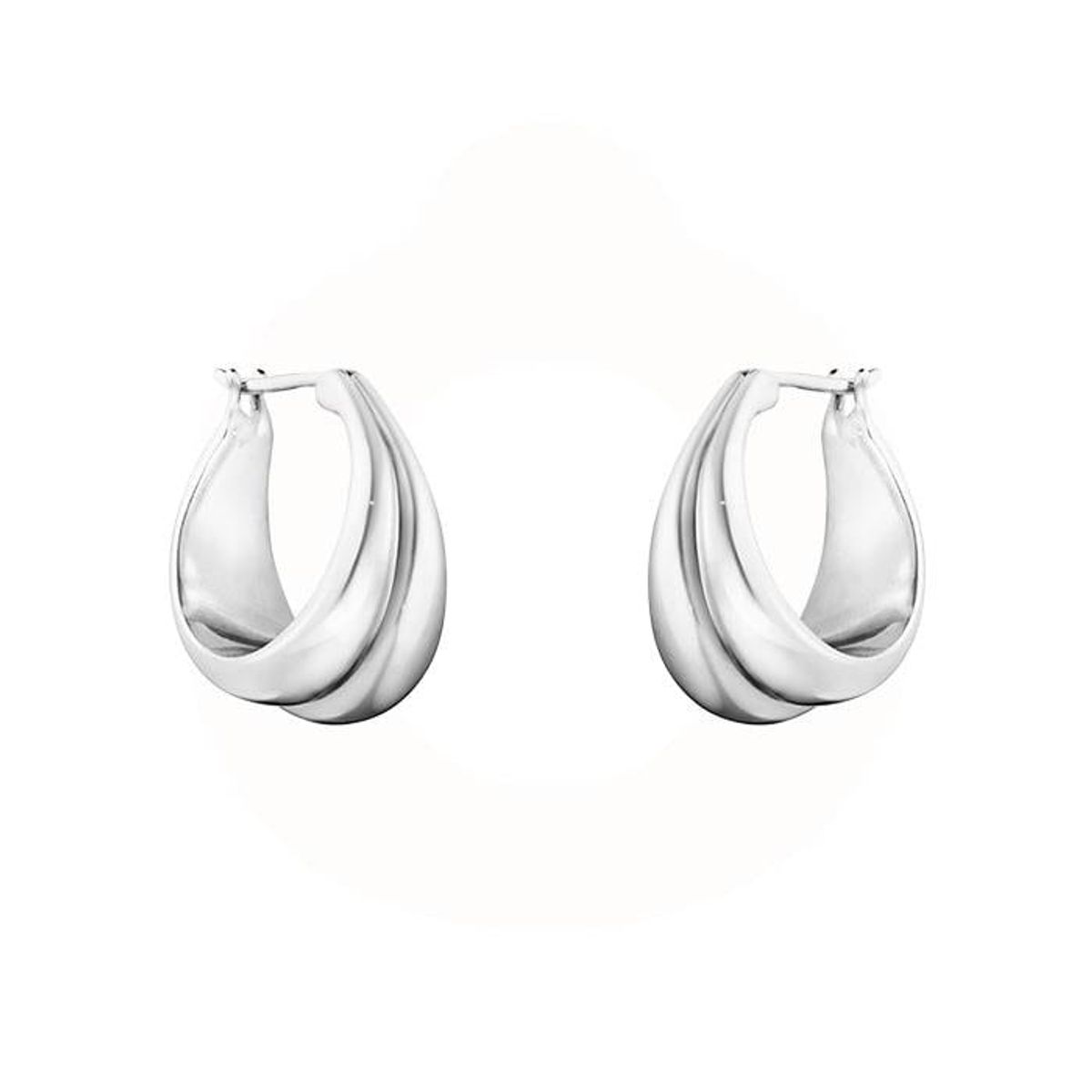 Georg Jensen - Curve Medium øreringe 10017502