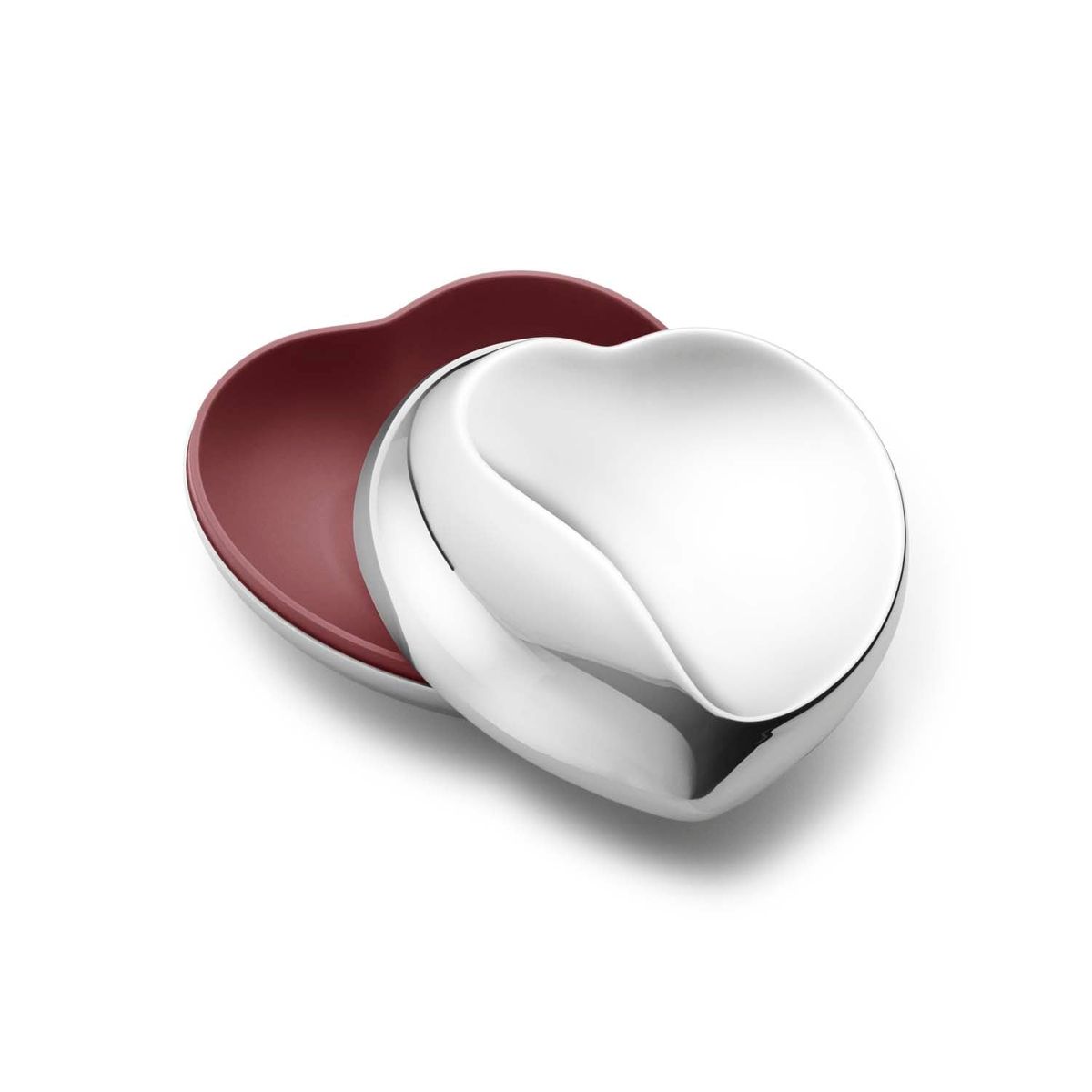 Georg Jensen - Heart Box, Large Stål Rustfrit