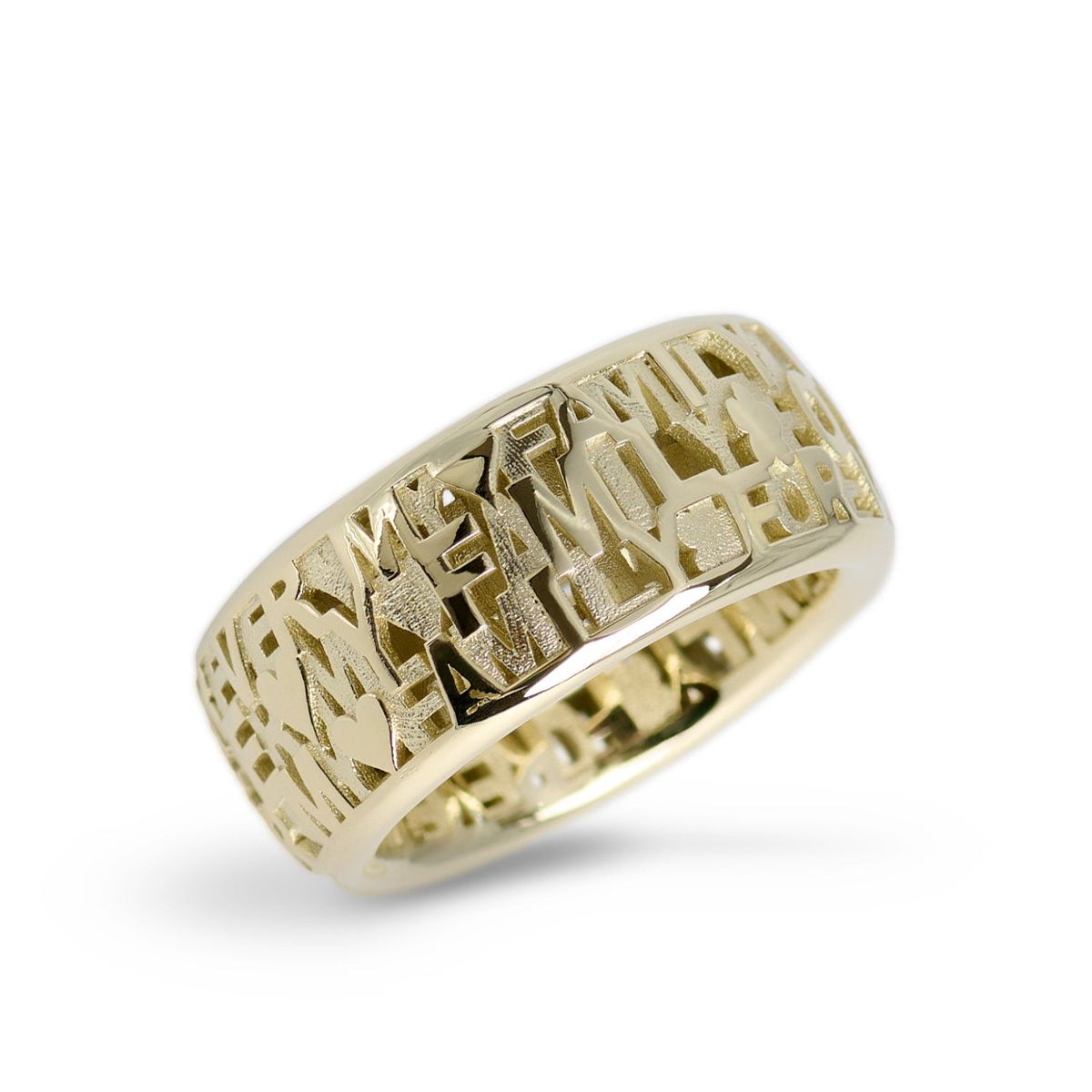 Luis & Freya - Characters Edge My Family Forever ring 14 kt. guld