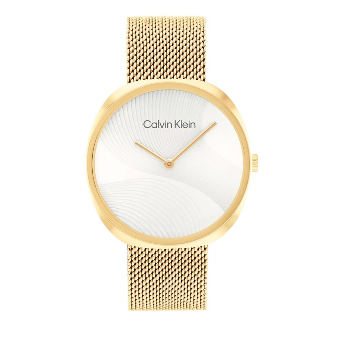 Calvin Klein - Sculptural Sculpt ur guld PVD Rustfrit stål