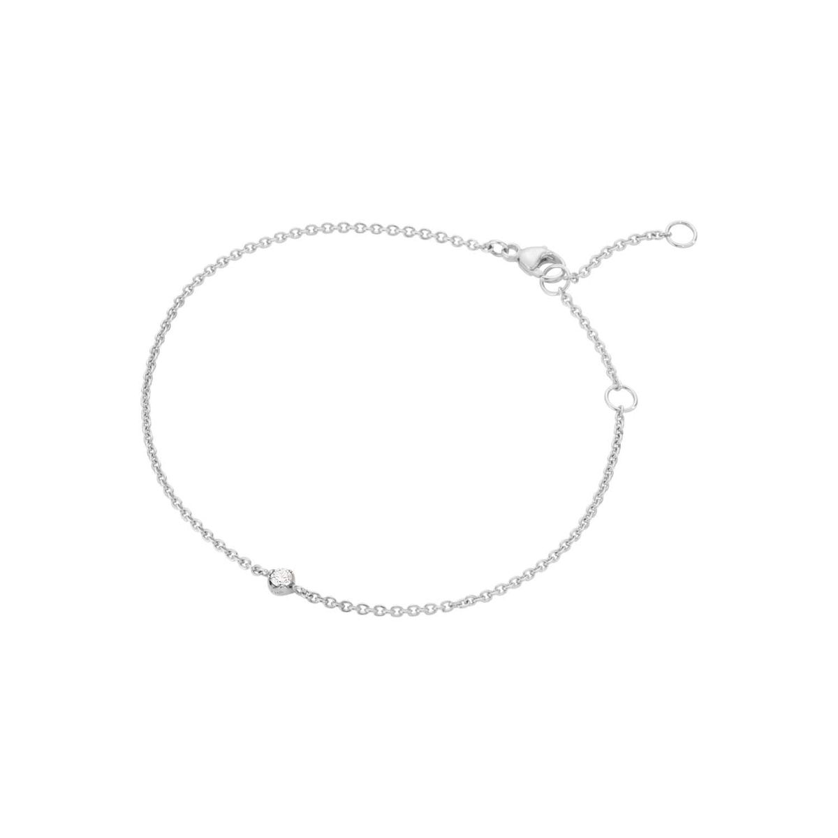 Georg Jensen - Signature armbånd, 0,05ct 18 kt. hvidguld