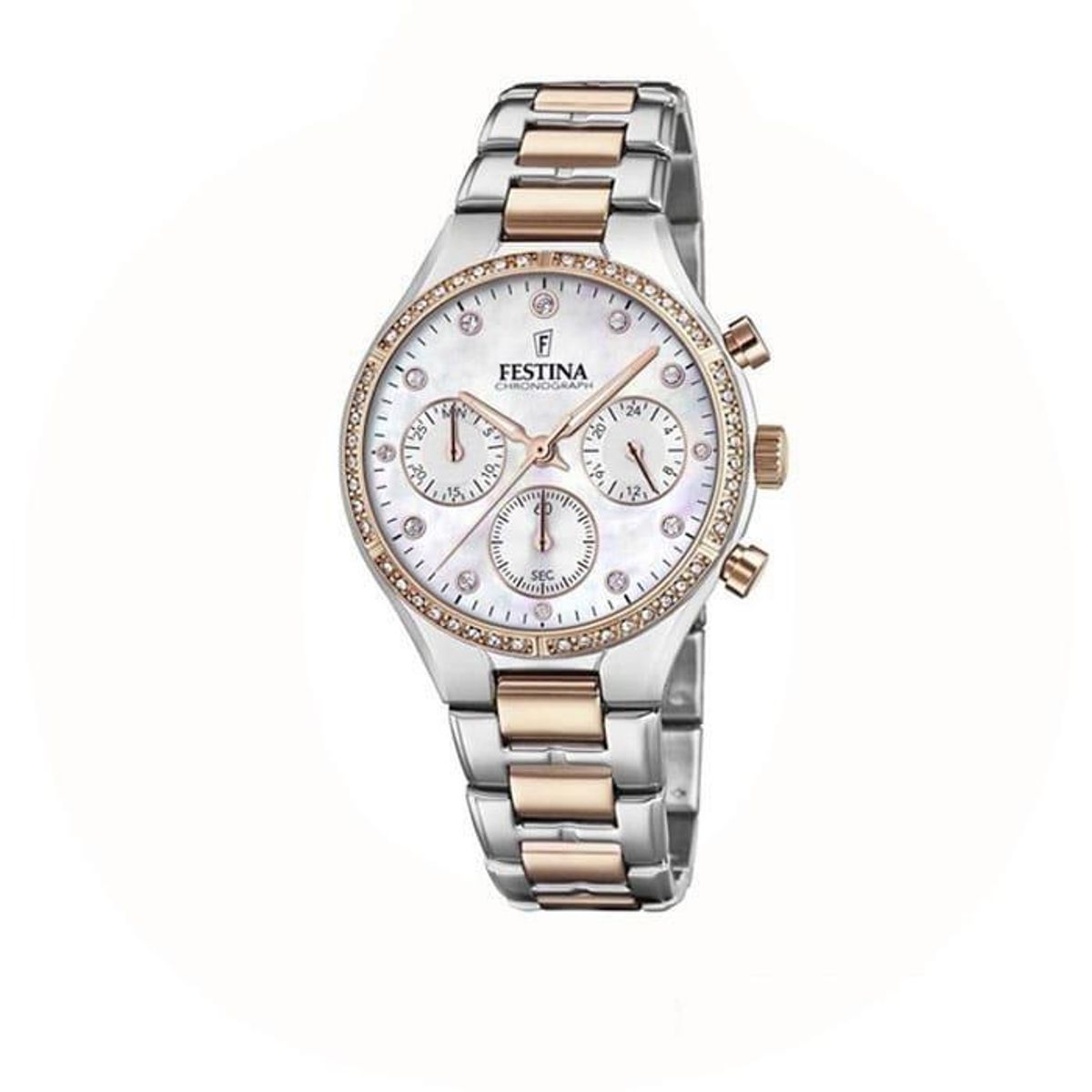 Festina - Chrono Dameur bicolor stål 20403/1