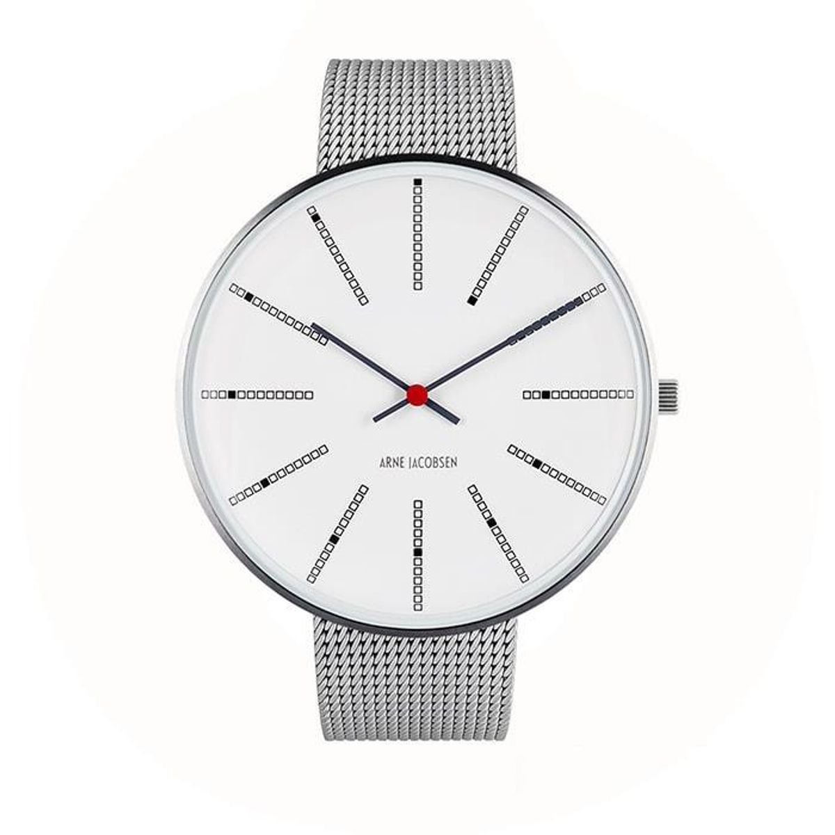 Arne Jacobsen - Bankers Ur Ø46 mm stål 53103-2208