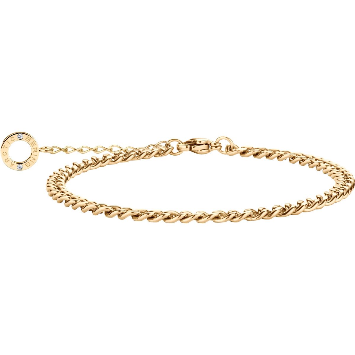 Bering - Snoet armbånd, 19cm Guld PVD