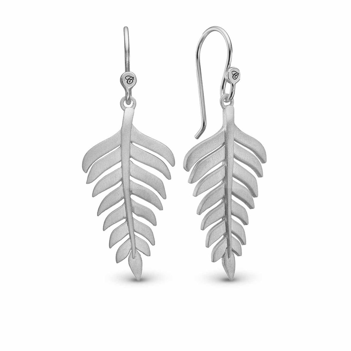 Christina Design London Jewelry & Watches - Fern Leaf øreringe sølv sterlingsølv