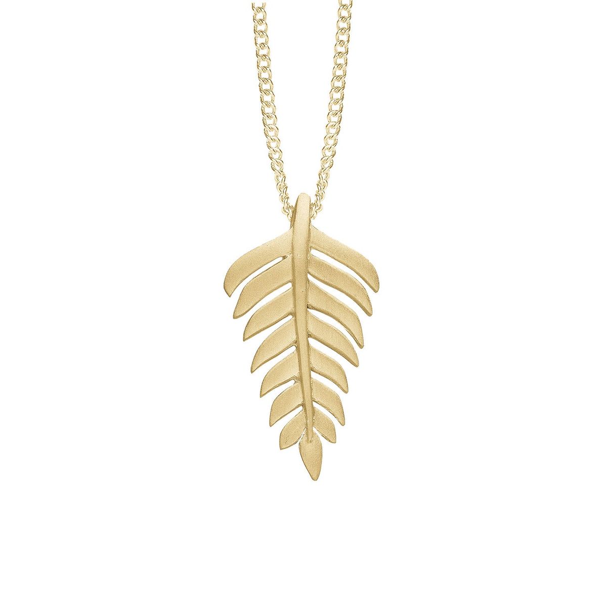 Christina Design London Jewelry & Watches - Fern Leaf vedhæng forgyldt sølv sterlingsølv