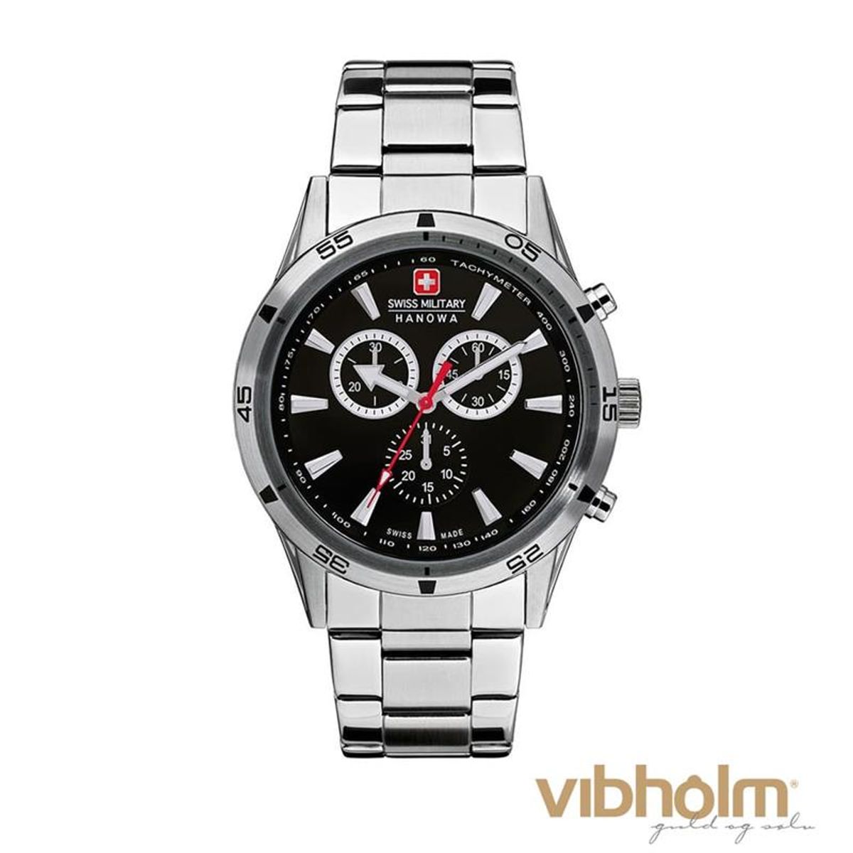 Swiss Military Hanowa - Opportunity Chrono Herreur rustfrit stål 6804104007