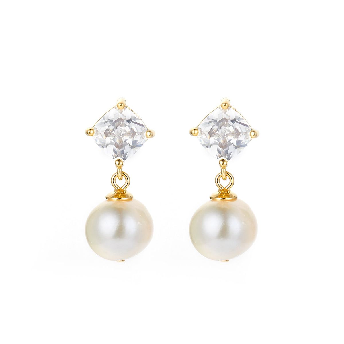 View Jewellery - Pearl Lady ørestikker Forgyldt sterlingsølv