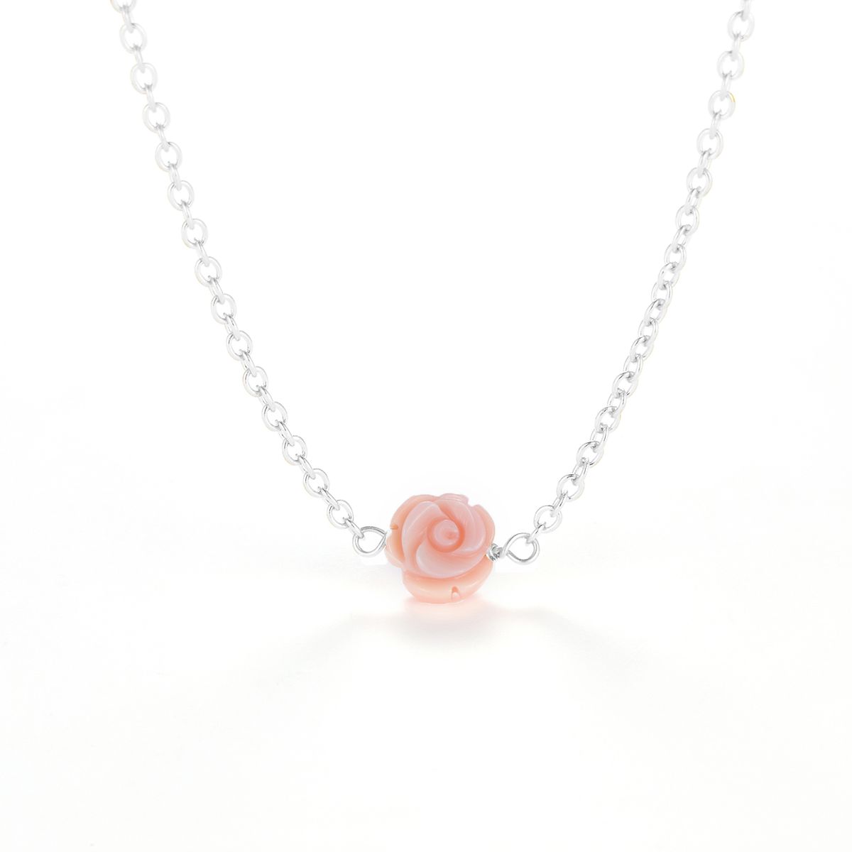 LuvaLu Jewellery - Rose Pink halskæde Sølv sterlingsølv