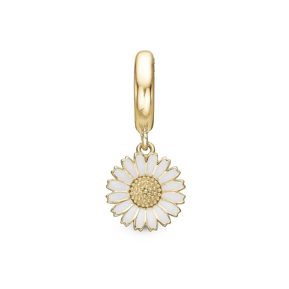 Christina Design London Jewelry & Watches - Charming Marguerit charm, 6 mm Forgyldt sterlingsølv