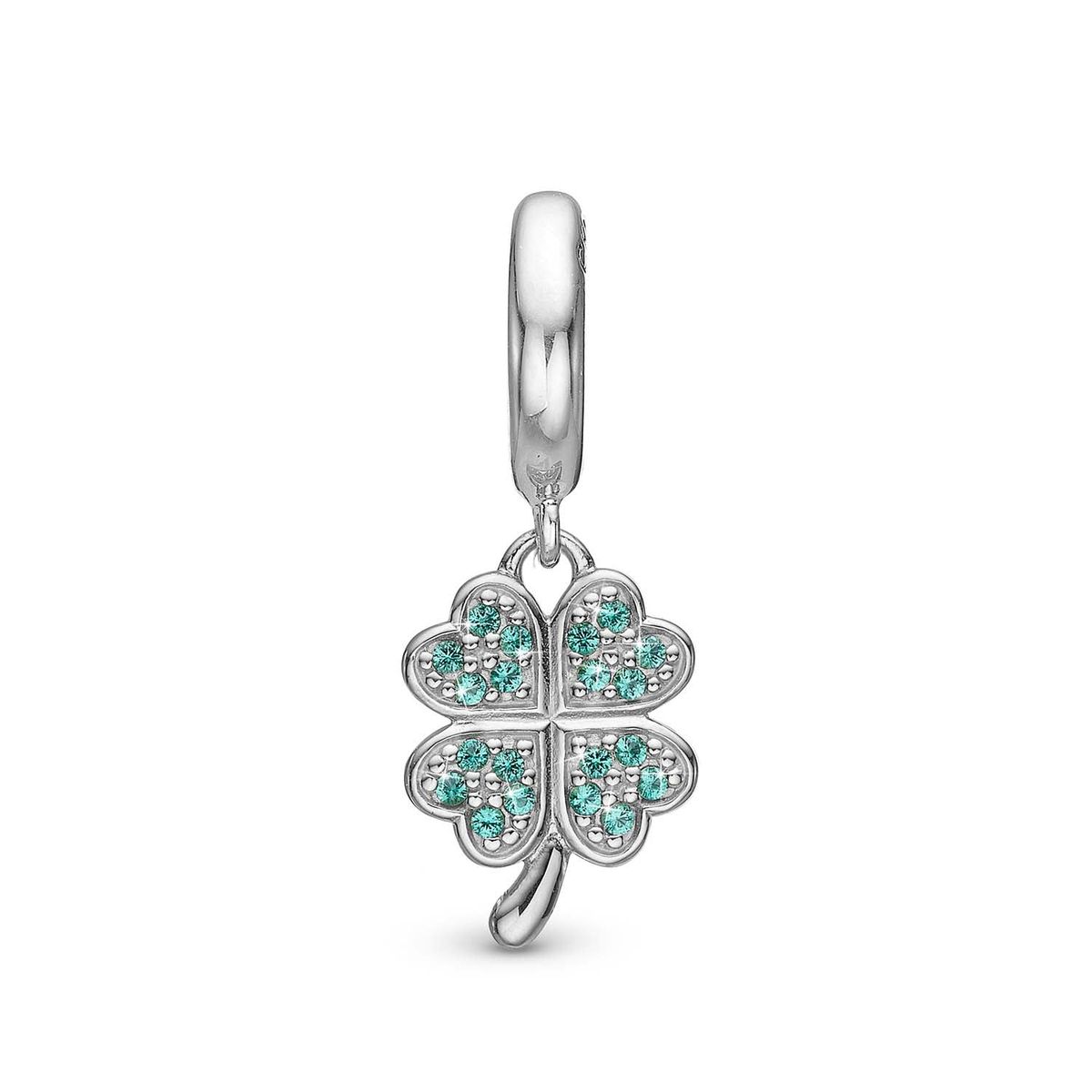 Christina Design London Jewelry & Watches - Lucky Clover charm,6 mm Sterlingsølv