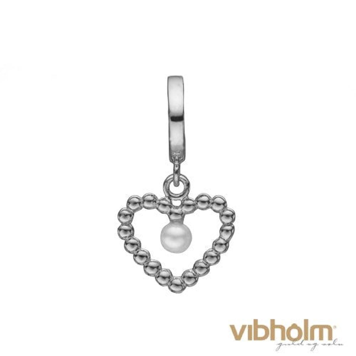 Christina Design London Jewelry & Watches - Bubbly Pearl Love Charm sølv