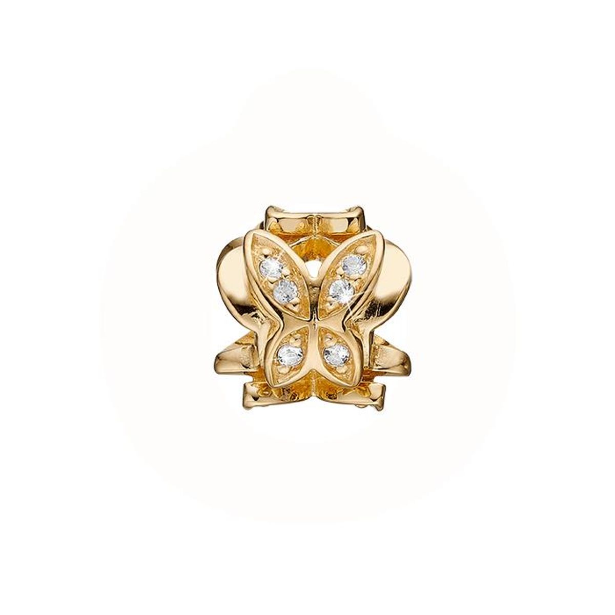 Christina Design London Jewelry & Watches - Butterfly Change Charm forgyldt sølv