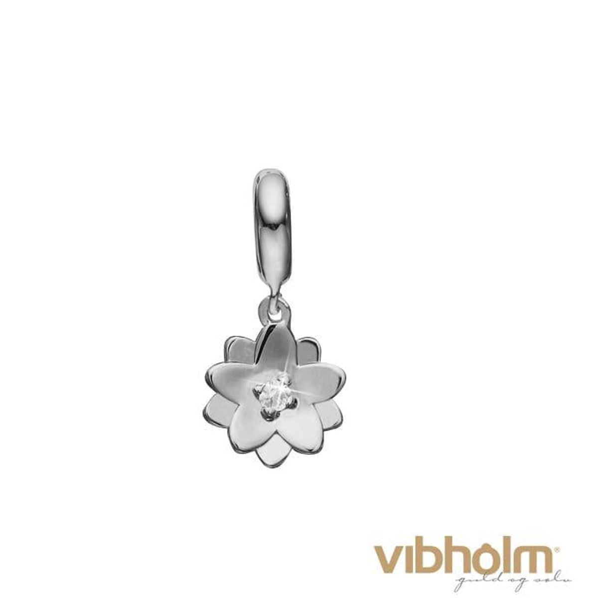 Christina Design London Jewelry & Watches - Natural Flower Charm sterlingsølv 623-S40