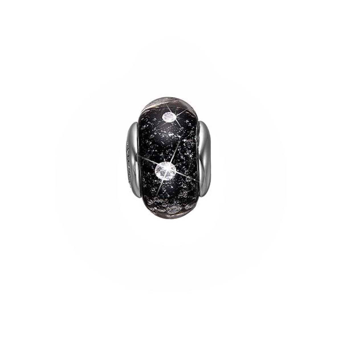 Christina Design London Jewelry & Watches - Black Zirkonia Globe Charm 630-S153