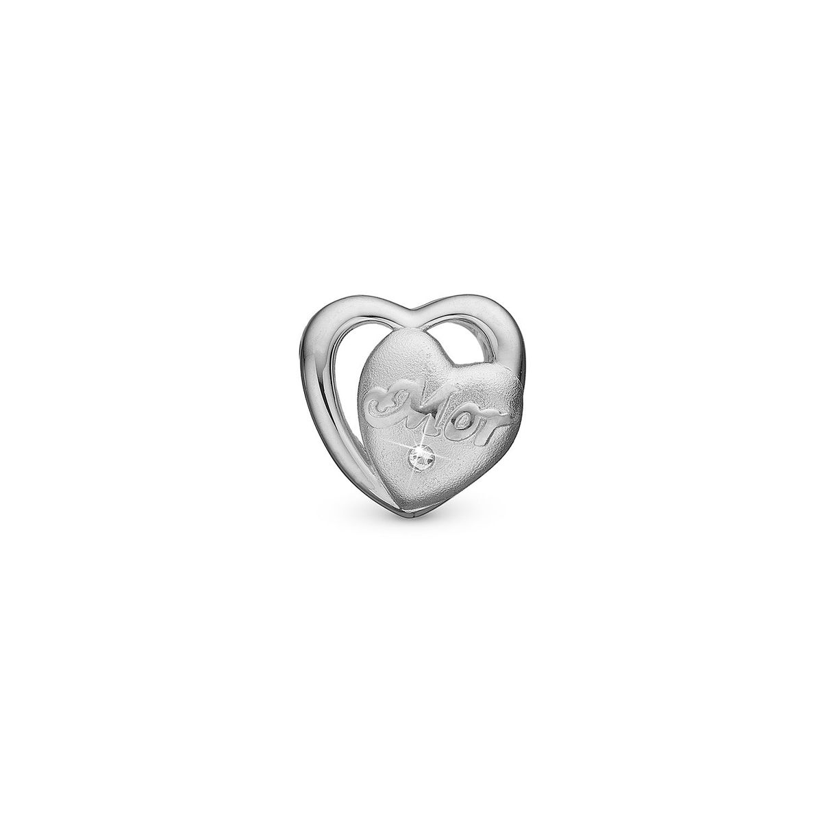 Christina Design London Jewelry & Watches - Mor I love You charm, 6 mm Sterlingsølv