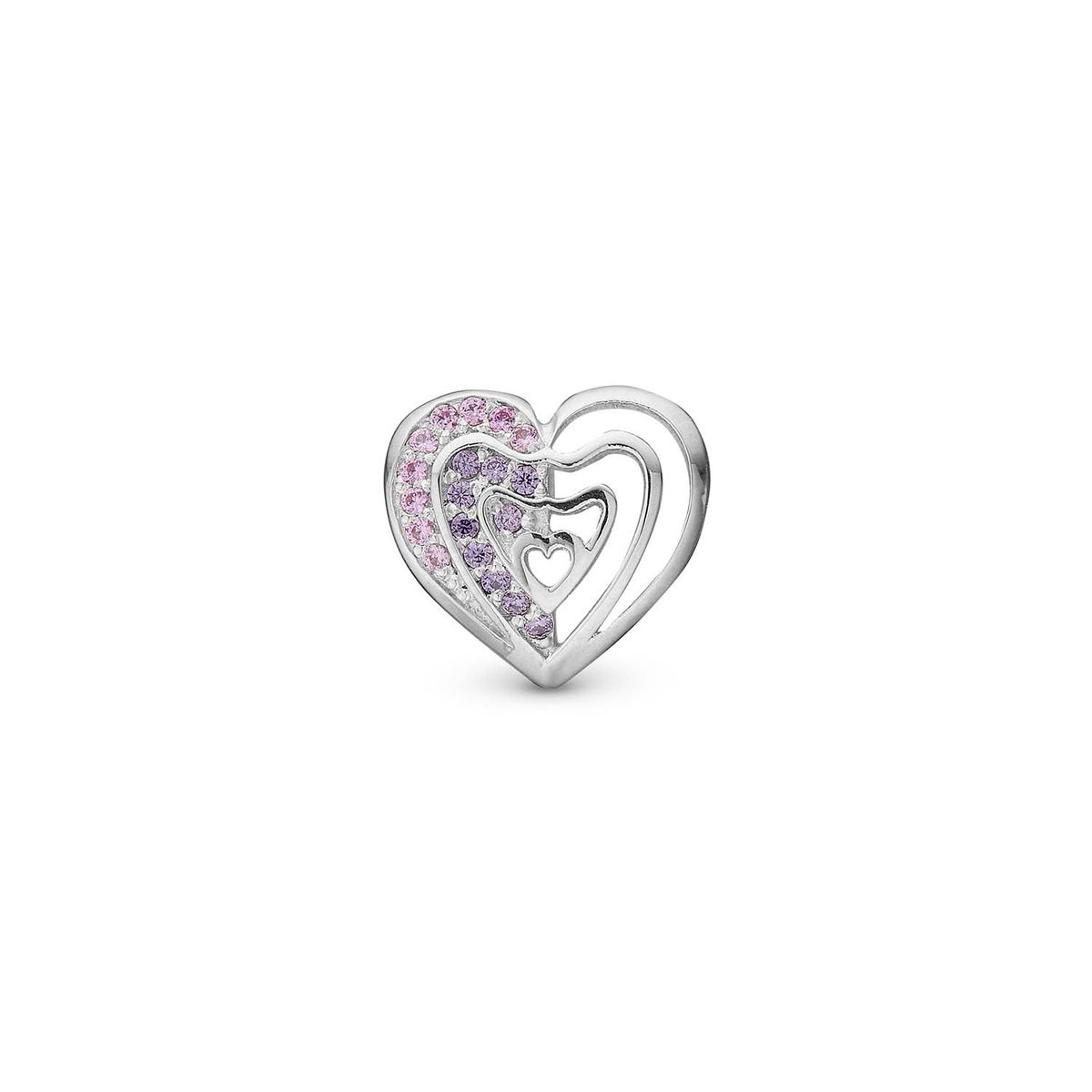 Christina Design London Jewelry & Watches - Rainbow Kiss charm, 6 mm Sterlingsølv