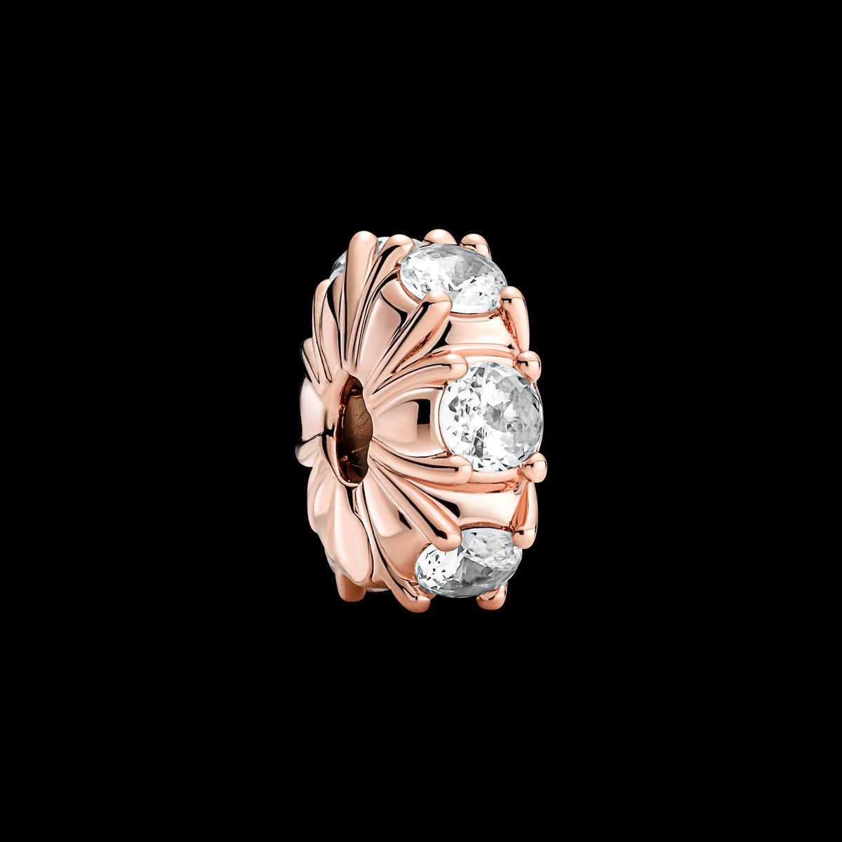 Pandora - clip charm rosaforgyldt metalblanding