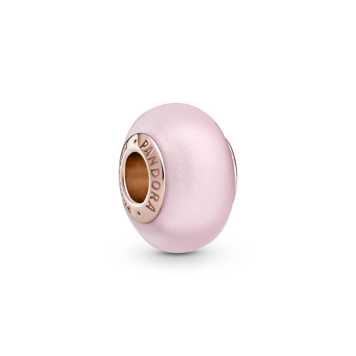 Pandora - Matte Pink Murano Glass charm 789421C00