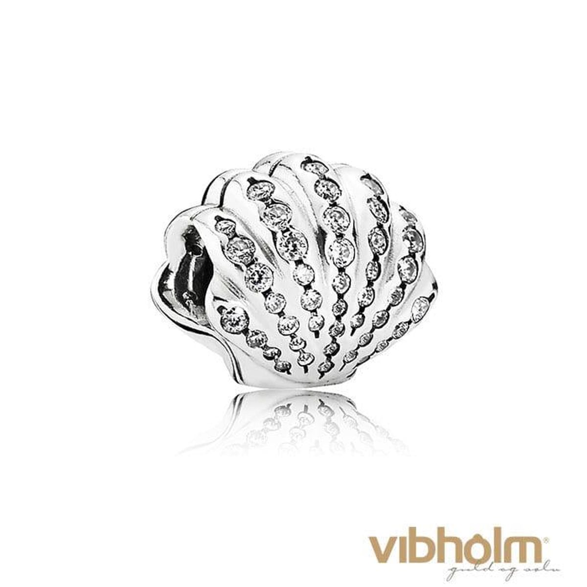 Pandora Disney Ariel's Shell charm - sterlingsølv 791574CZ