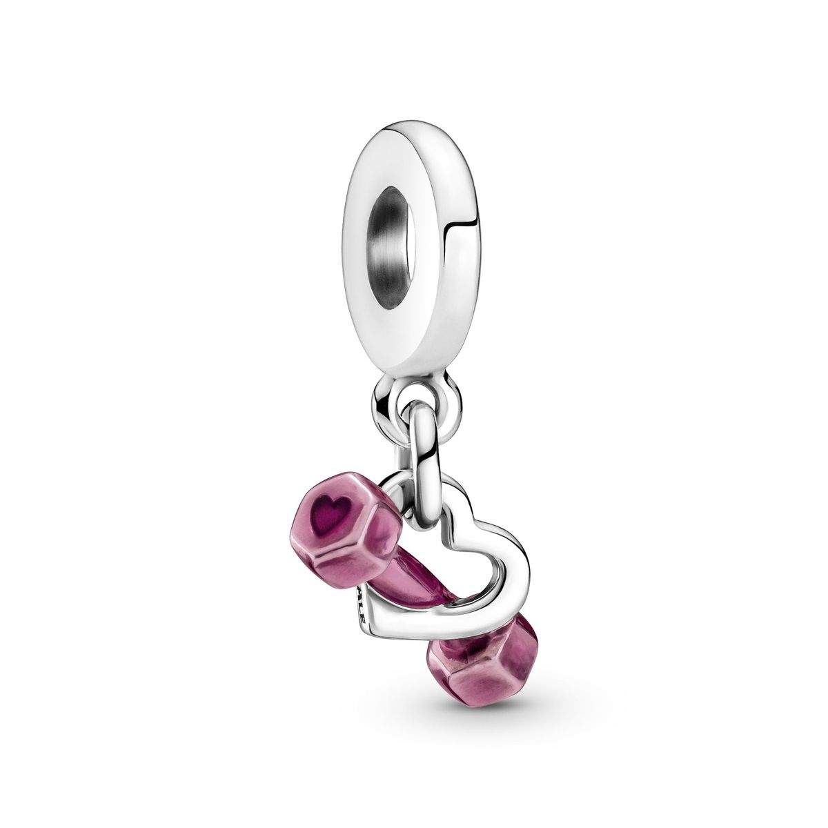 Pandora - Dumbbell & Heart charm 799545C01