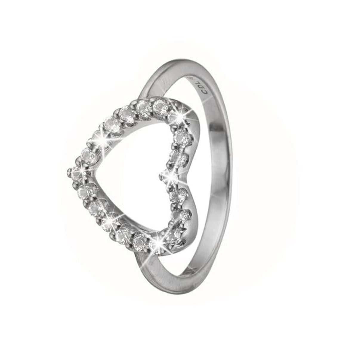 Christina Design London Jewelry & Watches - Zirkonia Heart Ring 800-3.21.A