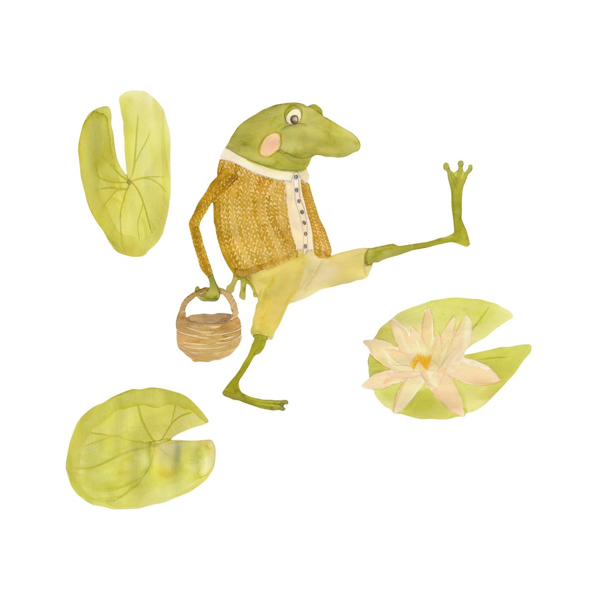 That's Mine - Wallsticker Maxi the frog - Green