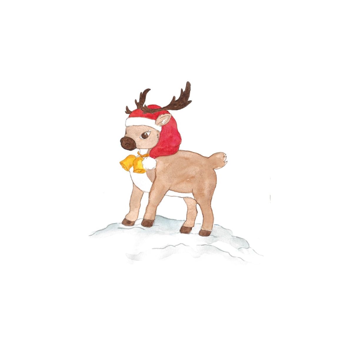 Wallsticker Rudolf - Multi