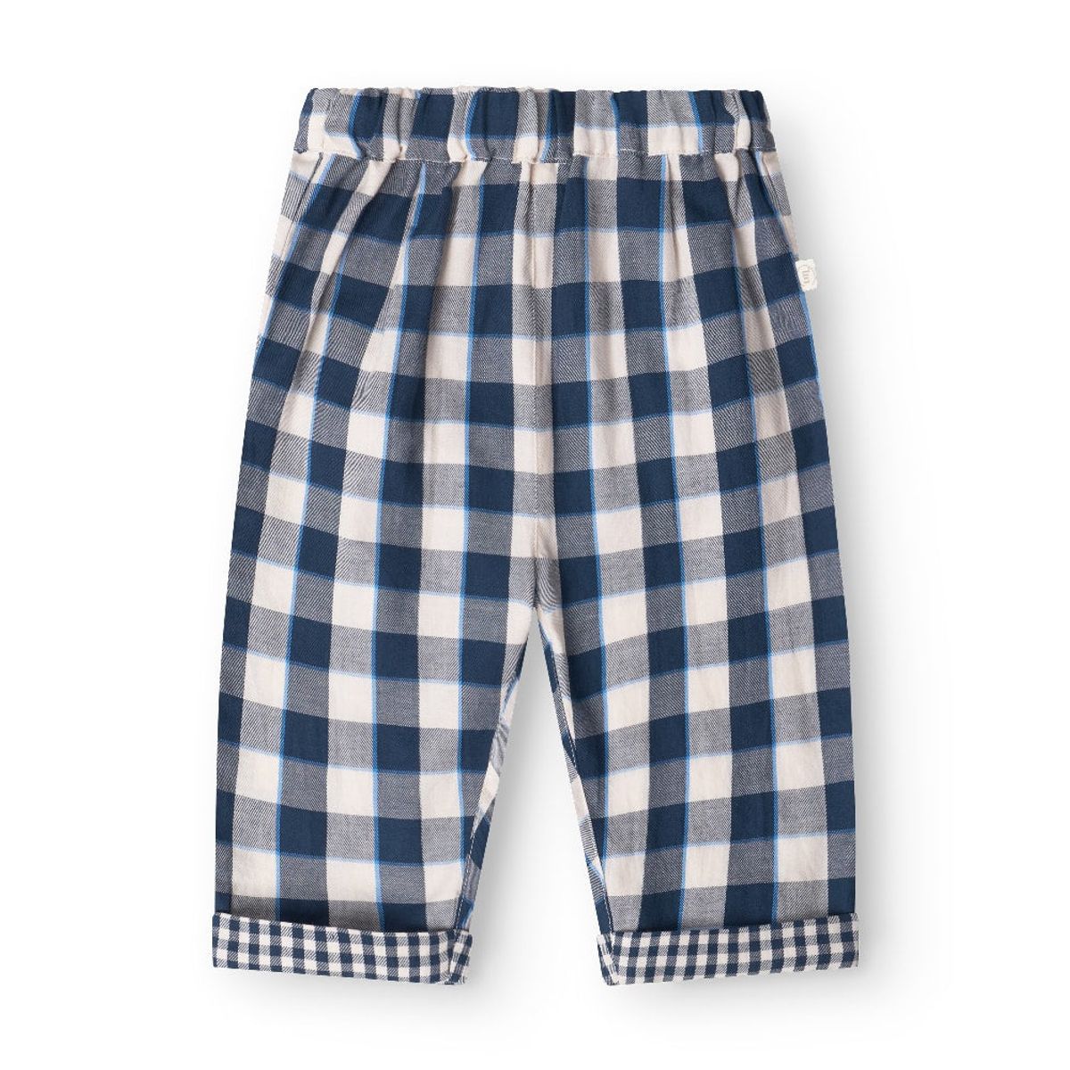 That's Mine - Robin pants - Key blue check - 68cm - 6M