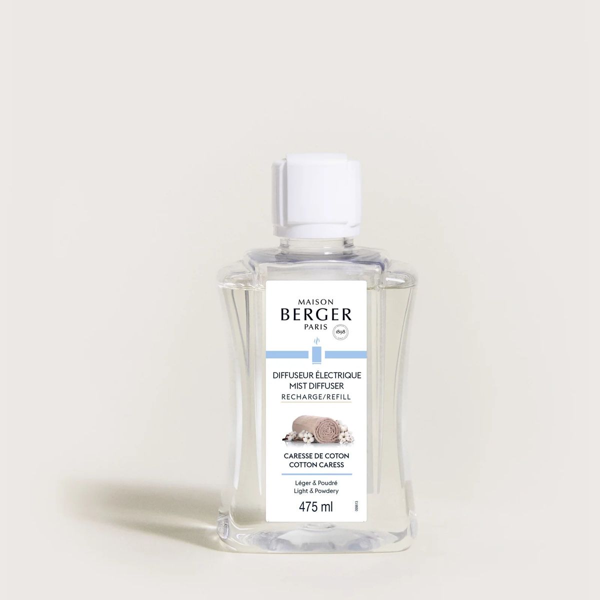 COTTON CARESS - REFILL DIFFUSER - MAISON BERGER PARIS - Elektronisk Mist Diffuser Refill - Maison Berger Paris - StudioBuus