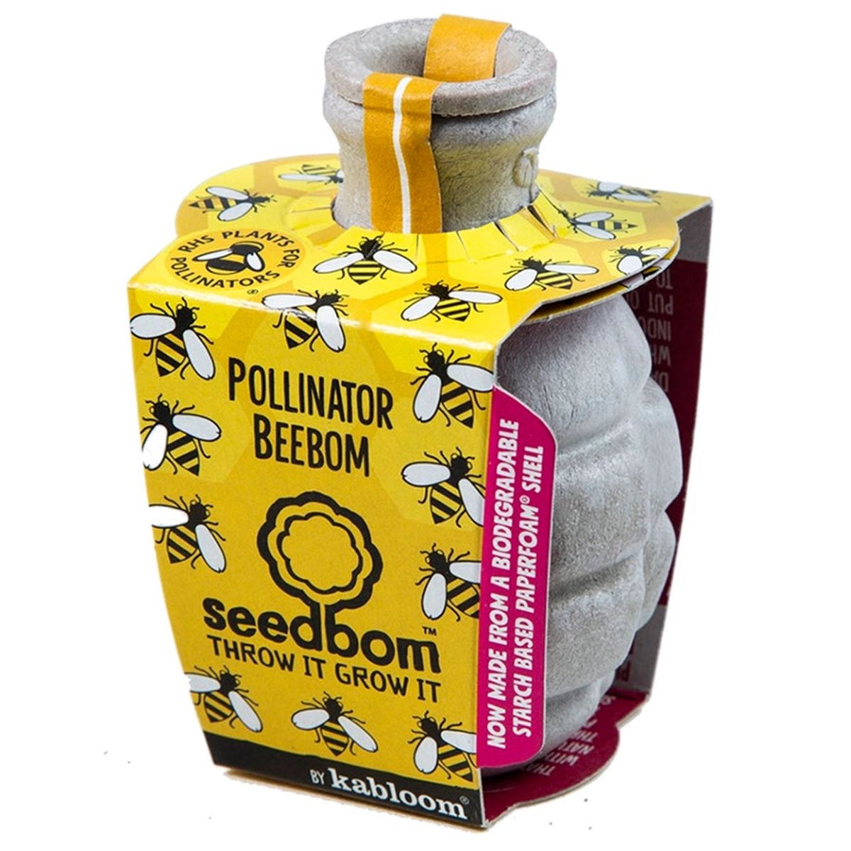 POLLINATOR BEEBOM - FRØBOMBE M. VILDE BLOMSTER TIL BIER - KABLOOM - FRØBOMBER - KABLOOM - StudioBuus