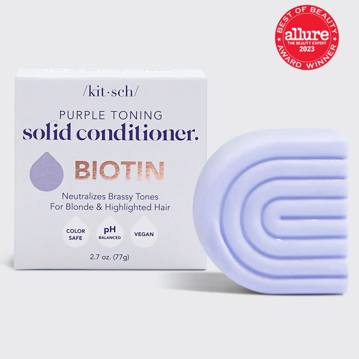 KITSCH - CONDITIONER BAR M. BIOTIN & PURPLE TONING - BLOND & FARVET HÅR - Balsam Bar - KITSCH - StudioBuus