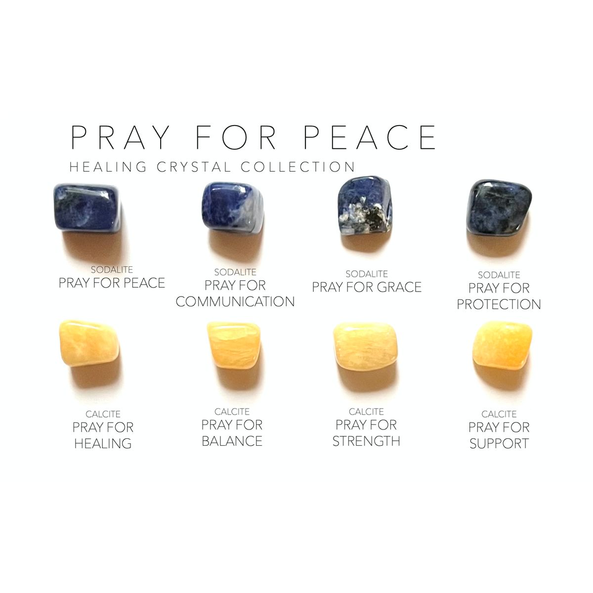 KRYSTAL KIT - PRAY FOR PEACE - Gaveæske - Studio Buus - StudioBuus