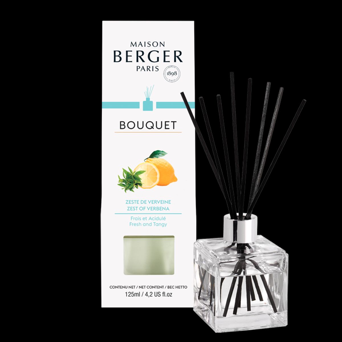 ZEST OF VERBENA DUFTPINDE - CUBE SCENTED BOUQUET - MAISON BERGER PARIS - Scented Bouquet / Flakon m. Duftpinde - Maison Berger Paris - StudioBuus