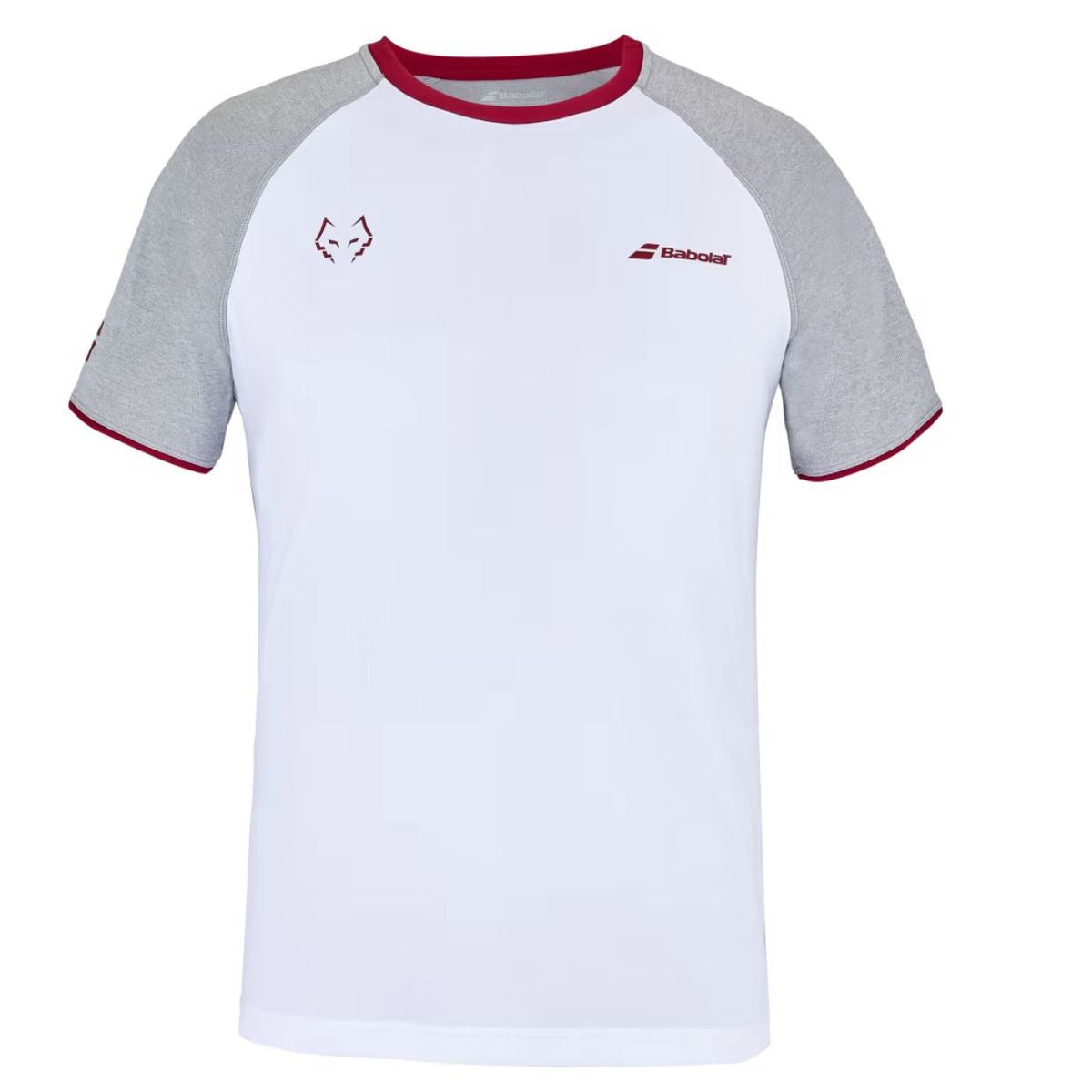 Babolat Crew Neck Tee Juan Lebron (White/White) - XXL