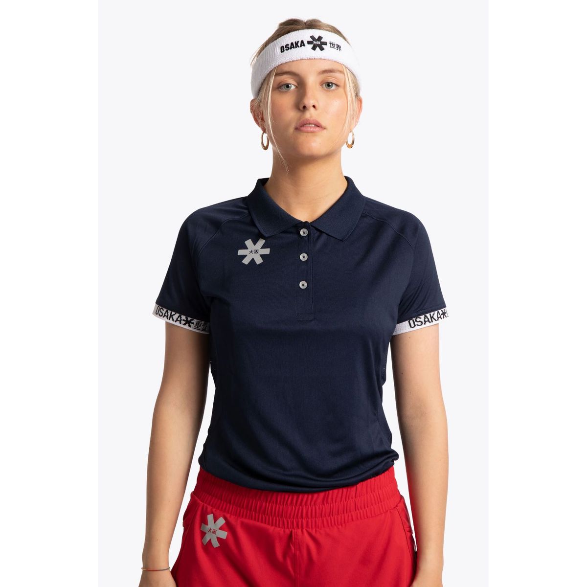 Osaka Women's Polo Jersey (Mørkeblå) - XL