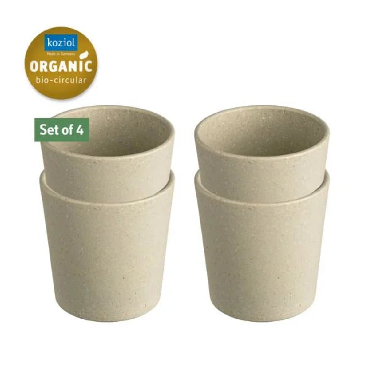 Koziol kop 190ml Connect Cup Dessert Sand - 4 stk.