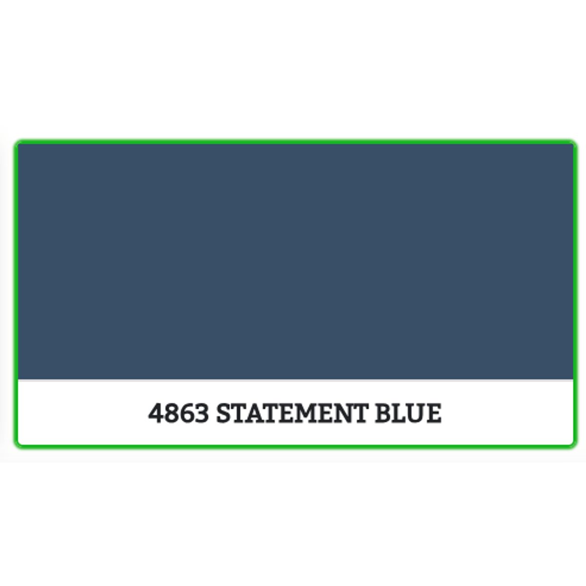 4863 - STATEMENT BLUE - 2.7 L - Maling