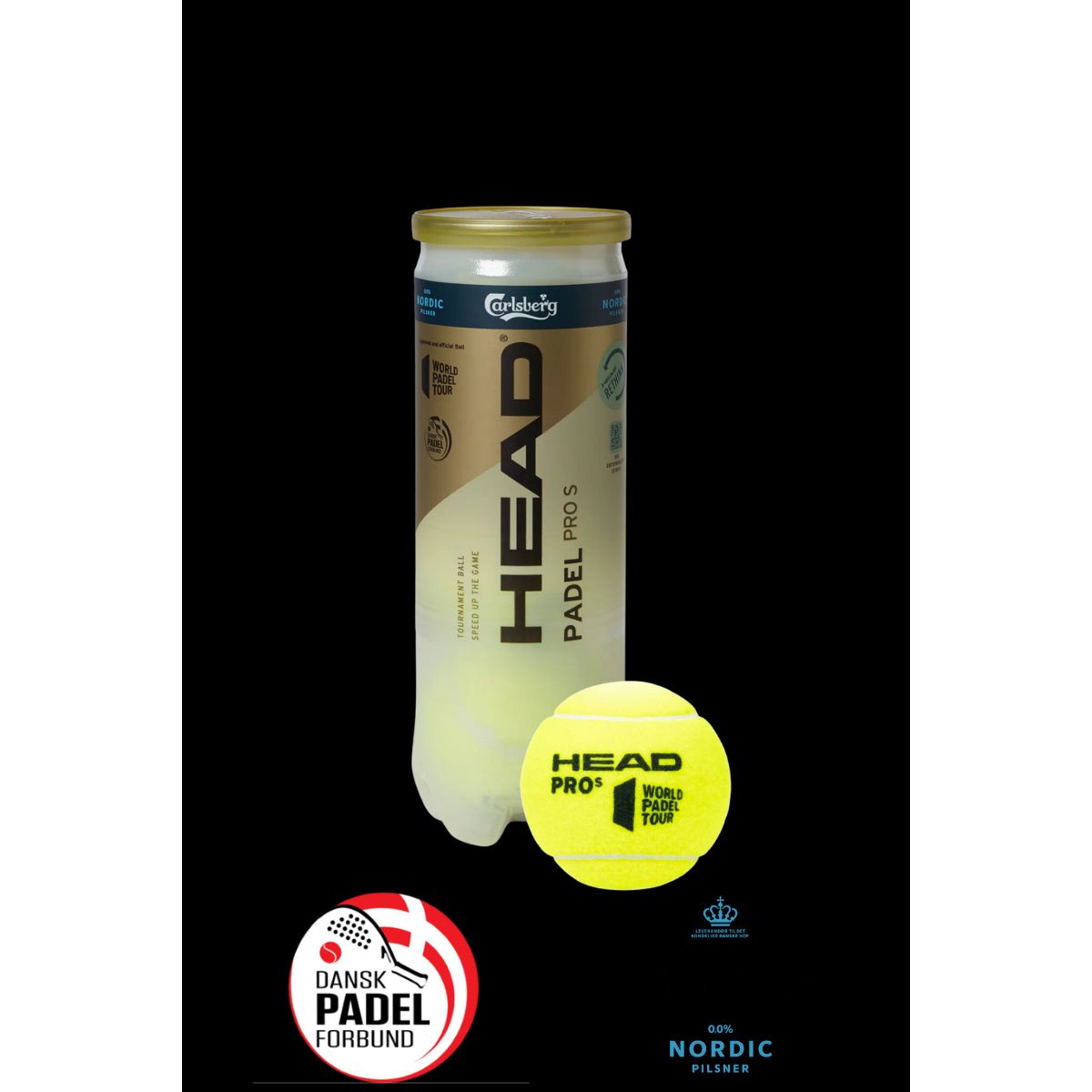 Head Padel Pro S Bolde - Carlsberg Nordic - Padel bolde